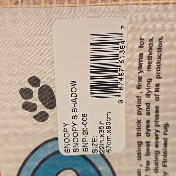 Vintage Snoopy Rug - Picture 5 of 6